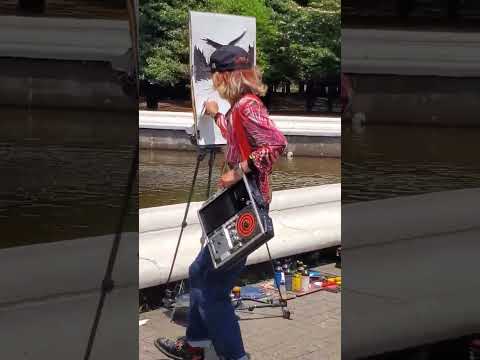 @YUKINKOAKIRA cutting loose at Yoyogi Park Tokyo, Japan.