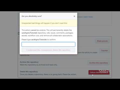 Delete Github Repository
