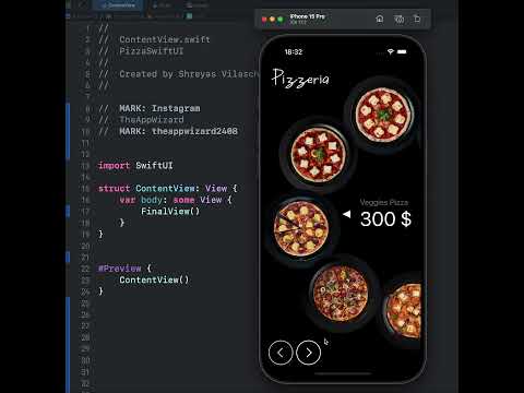 Check out SwiftUI project! 🍕🚀