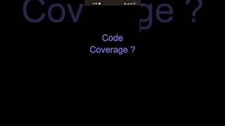 Testing : Code Coverage