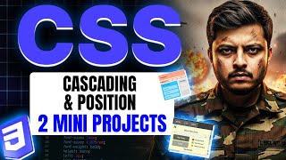 Cascade & Positioning in CSS | Static | Relative | Absolute | Fixed | Sticky | CSS Full Course #03