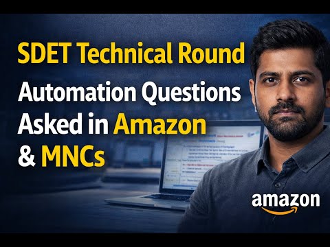 SDET Managerial Round: Questions Asked in Amazon, Accenture & MNCs