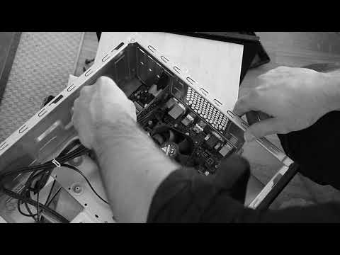 Me, taking parts from a PC, computer part 8