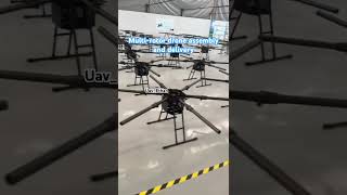 Multi-rotor drone assembly.               #fpv #drone #uav  #dji #manufacturer #factory