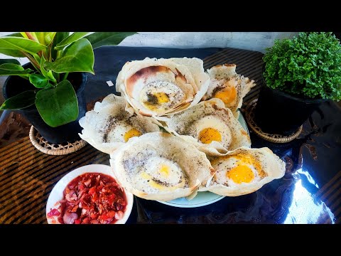 Traditional Sri Lankan Egg Hoppers. 🌲 Country Life Vlog 🌴.Sri Lankan Village Cooking