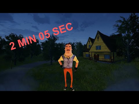 (2 MIN 05 SEC) Hello Neighbor Alternative Reality Act 1 no basement speedrun