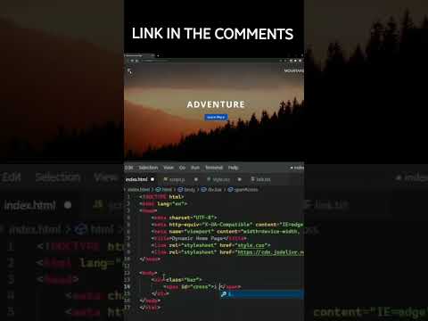 Dynamic Home Page #coding #css #html #homepage #htmltutorial #dynamicwebsite #programming #homepage