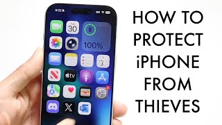 How To Protect Your iPhone From Thieves!