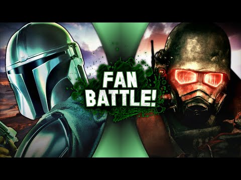The Mandalorian VS The Courier (Star Wars VS Fallout) | FAN BATTLE!