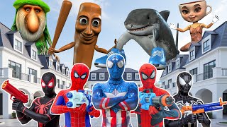 SUPERHERO's Story || TEAM SPIDERMAN VS TEAM BRAINROT - Epic Super Adventure!