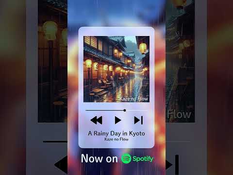 A Rainy Day in Kyoto ☔ | Cozy Lofi Beats to Relax & Focus