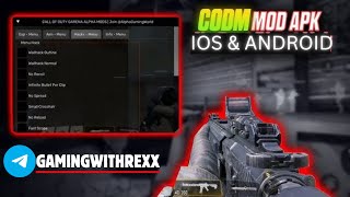 COD Mobile Hack/Mod Menu iOS & Android ! CODM Mod Menu !  [ AimBot + WallHack ]