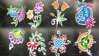simple rangoli designs for beginners 🪷