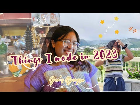 I made my own wedding gown || Jam's Bingsu|| Crochet sewing 2023 recap