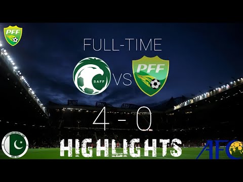 Pakistan vs Saudi Arabia football match highlights 2023 #fifaqualifiersfootball2026 #PakistanvsSaudi