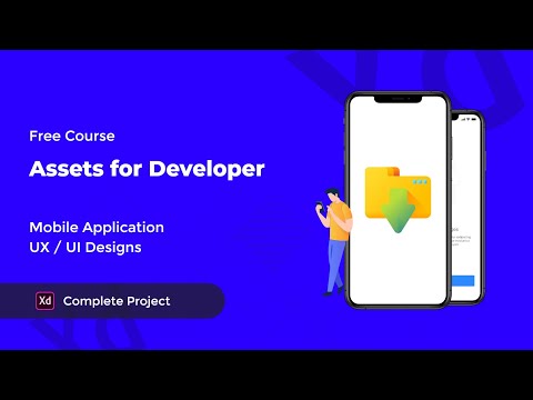 Assets for Developer ChatGo Messenger Mobile Application ux ui design adobe xd tutorial