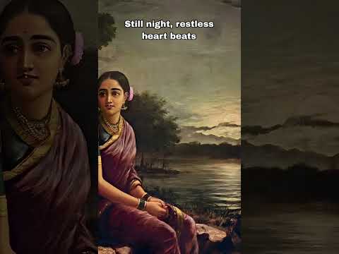 Who is the women waiting for someone #radhakrishna #art #painting #fyp #ytshorts #india #yt #goddess