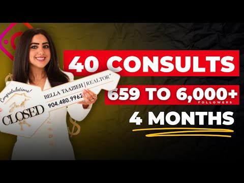 Florida: Realtor Books 40+ Consultations from Instagram in 4 Months