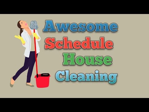 Easy Schedule for House Cleaning | Daily and Monthly + Seasonally