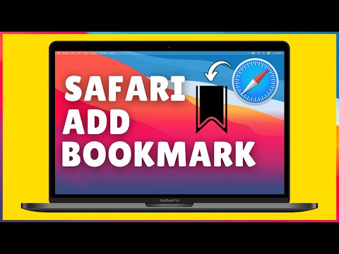 How To Add Bookmark In Safari Browser On macOS | Save Websites Safari macOS