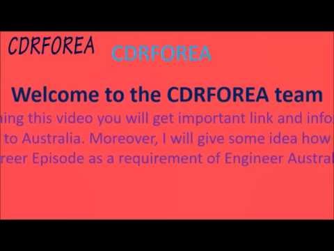 Sample/Example of Competency Demonstration Report / CDR. CDR for Engineer Australia.