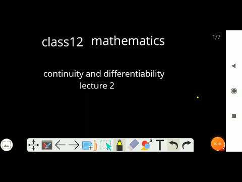 Class 12 continuity and differentiability lecture 2| class 12 ch 5 ex 5.3 solutions|