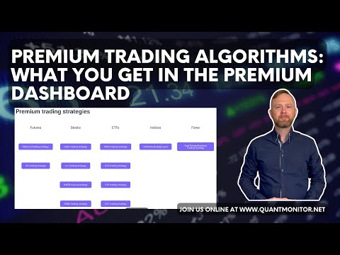 Premium Trading Algorithms: What You Get in the Premium Dashboard