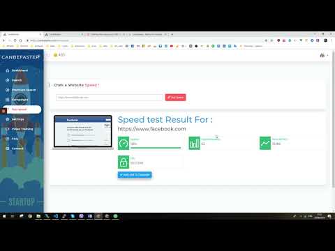 6 How to Test a Website Speed in Canbefaster.com