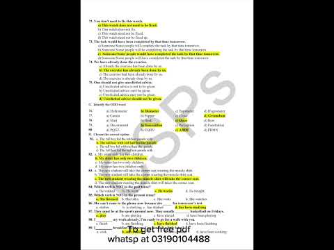 Css MPT Mock Exam | #css #pms #cssmpt #cssmpt2025 #mocktest