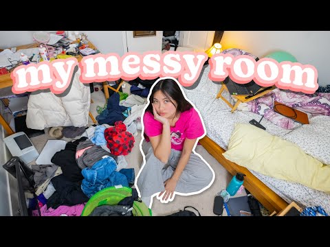 deep cleaning my MESSY room (motivation when you’re in a slump)