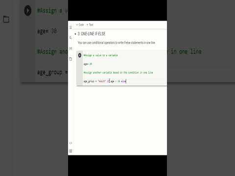 7 PYTHON TRICKS EVERY DEVELOPER MUST KNOW || PART 3 || ONE-LINE IF-ELSE