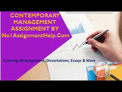 Contemporary Management Assignment Help By MBA And Ph.D.  Experts