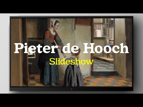 TV Art Slideshow | Pieter de Hooch | 2 Hours | No Music | 명화 슬라이드 | 회화 | 미술 | 명화감상 | 더프레임tv