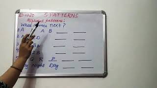 Class 2|Maths|Ncert|Chapter 5|Patterns|Alphabet Patterns|