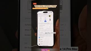 Change Notification Display 14 pro max😍✅ #shorts #techszoom #apple #iphone #iphone14promax