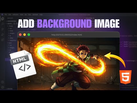 How to add Background Image in HTML & CSS