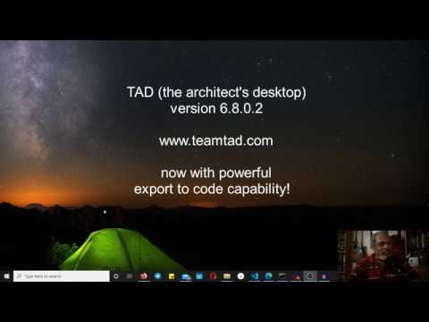 A short intro to the exciting "Export as Code" feature in TAD version 6.8