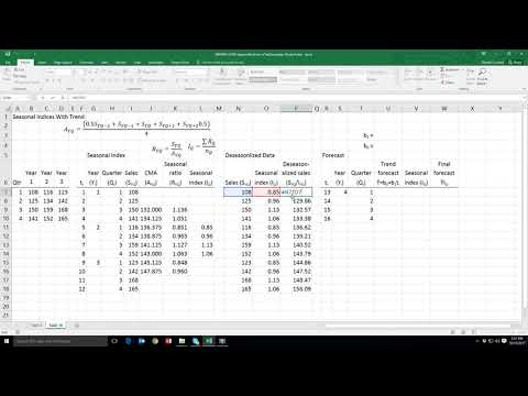 MBA605 Ch05 SeasonalIndices WithTrend