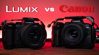 Canon R6 vs Lumix S5 Outdoor Dynamic Range Comparison (CLog 3 vs VLog)