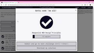 Learn Responsive Web Design Principles  Create a Media Query   freeCodeCamp org   Google Chrome 2019