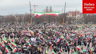 Protesters Fill The Streets Of Munich During Security Conference To Demand Iranian Regime Change