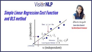 Error, Cost Function and OLS method in linear regression | VisionNLP