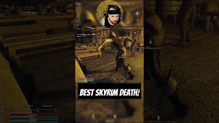 Best Skyrim Death I Ever Seen!🤣 #skyrimgamer #lorerim #skyrim2024 #skyrim #funnyvideo #eldoggo45 #yt