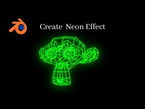 Blender 2.9 Eevee/ BlenderTutorial/How to Create  Neon Effect/ Neon Effect/Neon Light/Neon/Blender.