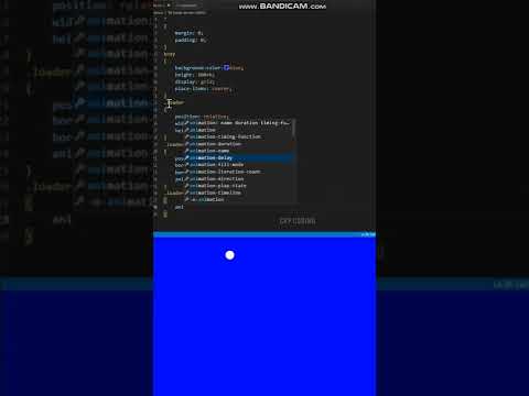 Pulse Loading Animation in  CSS. #short