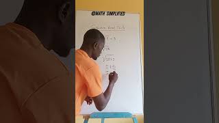 Square root Trick without a calculator #maths #basicproblems #mathsimplified