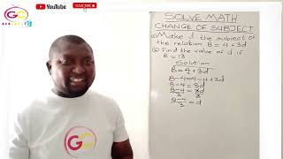 ALGEBRA | Change of subject  | Solvemath |Lesson 10