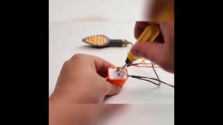 Plug Play! Motorcycle LED Flasher Relay Demo - Crisp Blinking 12 seconds#FlasherRelay #Motorcycle