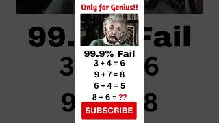 Tricky Maths Puzzles #shorts #ytshorts #youtubeshorts #trending #viral | #puzzlegeniushub