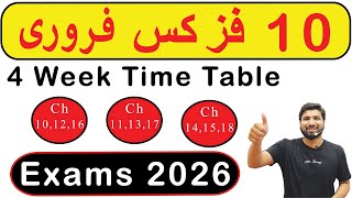10th Class Physics Guess Paper 2026, Class 10th Physics Pairing Scheme 2026,Physics guess Paper 2026